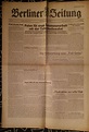 Berliner Zeitung von Ostberliner Tageszeitung: (1945) Magazin ...