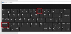 Cómo hacer backslash o barra invertida en el teclado de Windows 10 ...