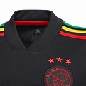 Jersey adidas Ajax de Ámsterdam Tercera Equipación 2021-2022 Niño Black ...