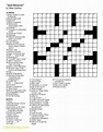 Usa Today Crossword Printable Version - Printable Crossword Puzzles