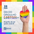 28 DE JUNHO - DIA DO ORGULHO LGBTQIA+ – Prefeitura Municipal de Quatis