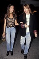 Axl Rose and ex-girlfriend Stephanie Seymour, 1991 #axlrose #waxlrose # ...
