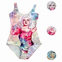 Sexy Marilyn Monroe Summer Swimming Wear Women Slim Bathing Suit 3d ...