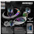 Mouse Gamer Micronics Spartano de 7 Botones 6400 DPI - Gaming