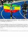 Kenenisa Bekele vencedor del doblete en 5.000 y 10.000 m.l. | Atletismo ...
