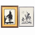 Lot - Pablo Picasso, Don Quixote, 1955 & 1959, two lithographs, 16"H x ...