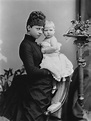 1888 Princess Victoria of Prussia with Princess Victoria Eugenie (Ena ...
