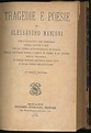 Tragedie e poesie di Alessandro Manzoni by Manzoni Alessandro: (1876 ...