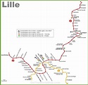 Lille metro map | Metro map, Map, Lille