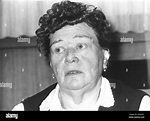 Irma Gabel-Thaelmann, die Tochter des 1944 von den Nazis erschossenen ...