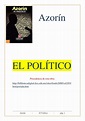 El politico de azorin by Luis Morales II - Issuu