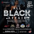 Annual All Black Affair - Information