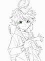 Emma the promised neverland coloring pages | Best coloring pages