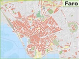 Detailed map of Faro - Ontheworldmap.com