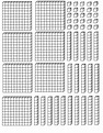 BLOQUES DE BASE 10 EN COLORES Y SIN COLOR PARA IMPRIMIR