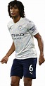 Nathan Aké Manchester City football render - FootyRenders