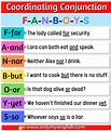 Coordinating Conjunction FANBOYS | Examples & List » OnlyMyEnglish