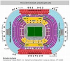 Azteca stadium map - Estadio azteca seating map (Mexico)