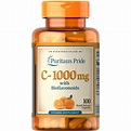 Puritan's Pride Vitamin C-1000 mg with Bioflavonoids-100 Capsules ...