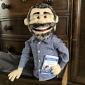 Mike Quinn puppet. Puppet made by Moniek de Koning/Fairy-Tailor | Koning