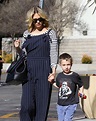 Recent pic of January Jones and her son Xander...he still looks like ...