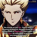9+ Powerful Gilgamesh Quotes from Fate Stay Night | QTA | Fate quotes ...