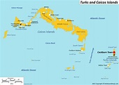 Turks and Caicos Map | United Kingdom | Detailed Maps of Turks and ...