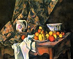 Still Life with Flower Holder - Paul Cezanne - WikiArt.org ...