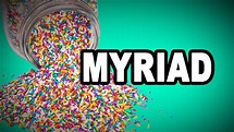 Learn English Words: MYRIAD - Meaning, Vocabulary with Pictures and ...