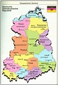 DDR | Germany map, East germany, Map