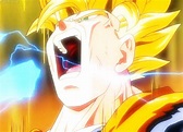 Goku SSJ Screaming (GIF) by BlackShadowX306 on DeviantArt