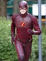 Grant Gustin in costume as The Flash for new TV series | Daily Mail Online