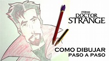 Como dibujar a DOCTOR STRANGE | Tutorial paso a paso| How to draw - YouTube
