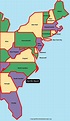 East Coast Map Of America - United States Maps