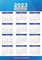 Calendario 2023 para imprimir - CALENDARIOS y PLANIFICADORES para IMPRIMIR