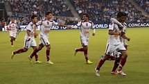 Saprissa players celebration