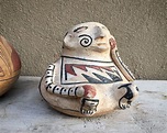 Mata Ortiz Pottery Casas Grandes Polychrome Effigy Pot, Mexican Pottery ...