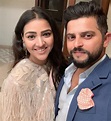 Suresh Raina clicks a selfie with his wife Priyanka Chaudhary Raina on ...