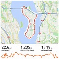 Mercer Island Loop x 2 - A bike ride in Mercer Island, WA