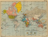 Maps: World Map 1900