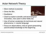 Introduction into Actor Network Theory from Bruno Latour