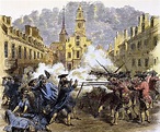 American Revolutionary War (1775-1783). The Boston Massacre (1770 ...