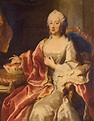 ca. 1740 Maria Anna of Sulzbach attributed to either Georg Desmarées or ...