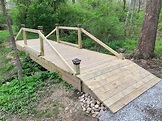 First time woods creek bridge build http://bit.ly/30xpuco | Backyard ...