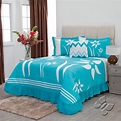 Colcha Caribe de Intima Hogar Blue Bedspread, White Bedspreads, Galaxy ...