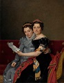 Obra de Arte - Las hermanas Bonaparte - Jacques-Louis David