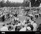 Parade of the youth group of the German-American Bund on Long Island ...