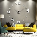 Gosear® DIY Relojes Pared 3D Grandes Bricolaje Moderna para Decoración ...