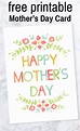 Mother's Day Card - Free Printable