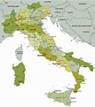 Mapas Imprimidos de Italia con Posibilidad de Descargar